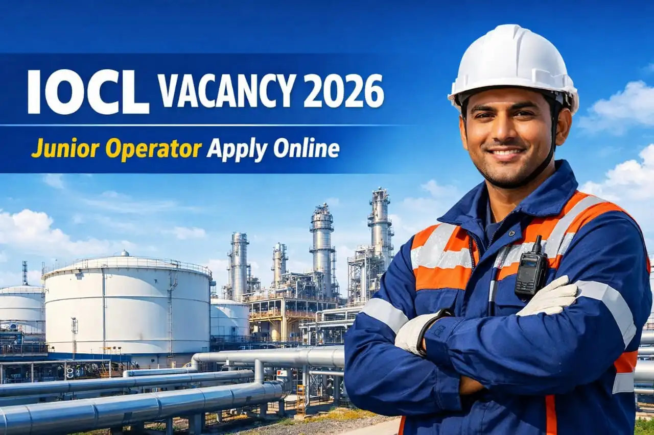 IOCL Vacancy 2026 Junior Operator Apply Online